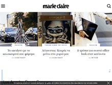 Tablet Screenshot of marieclaire.gr