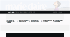 Desktop Screenshot of marieclaire.com