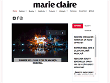 Tablet Screenshot of marieclaire.ro